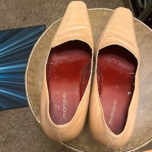 Maripe pumps. Tan, size 11.